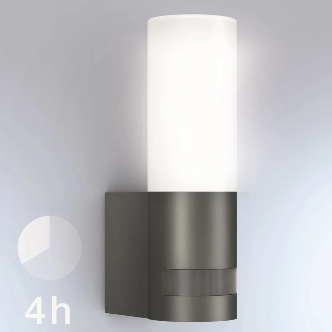 LED-AL L605 anth. 13x8x26 cm 9,5W 180GIP44 ^ Steinel Online