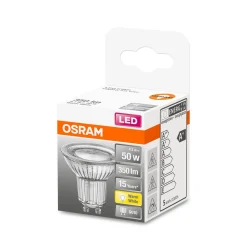 LED Reflektor 120grad GU10 350lm 2.700k 50 W Ersatz warmweiss ^ Osram Outlet