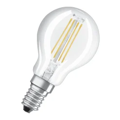 LED Tropfen E14 470lm 4.000K 40 WErsatz kaltweiss Filament klar ^ Osram Clearance