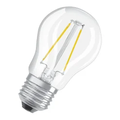 LED Tropfen E27 470lm 2.700K 40 WErsatz warmweiss Filament klar ^ Osram Hot