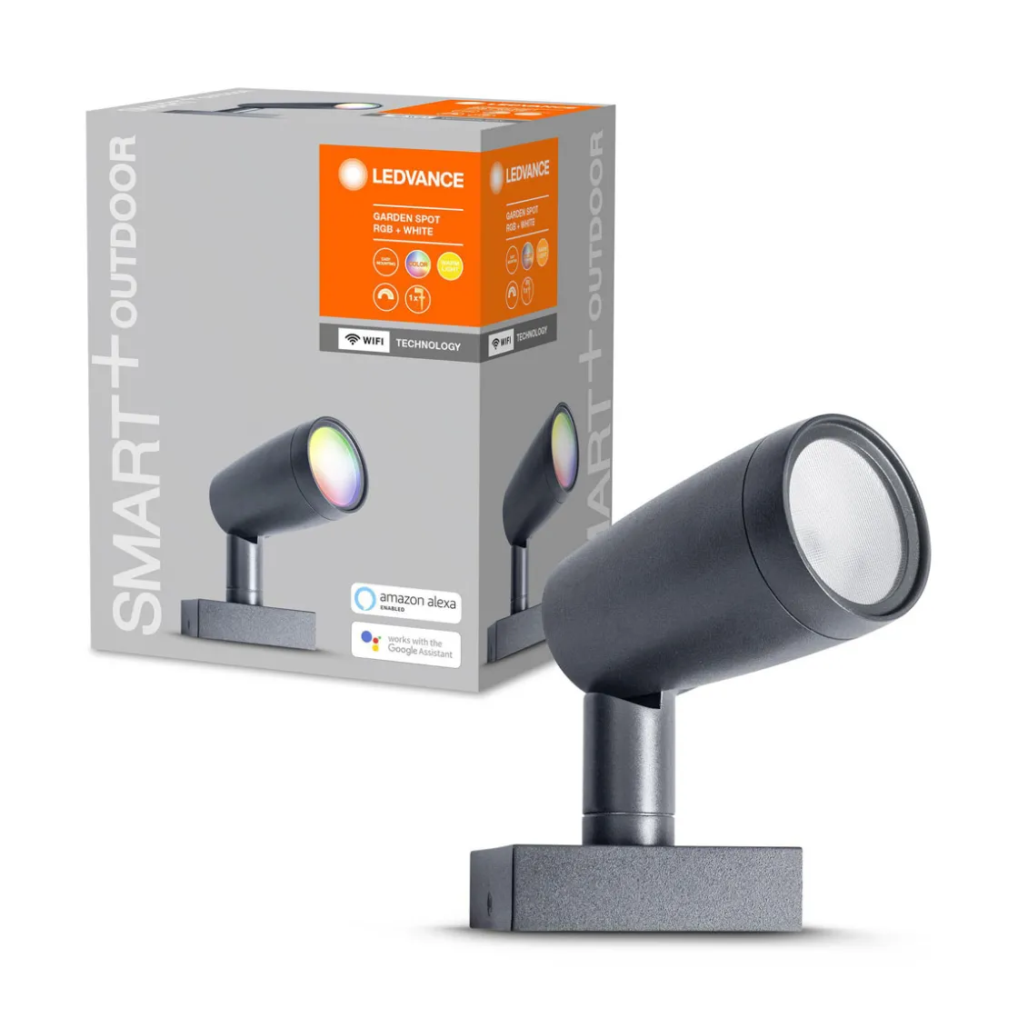 Außenleuchte Garden Spot Spot mit Anschlusskabel grau ^ Ledvance SMART+ Outlet