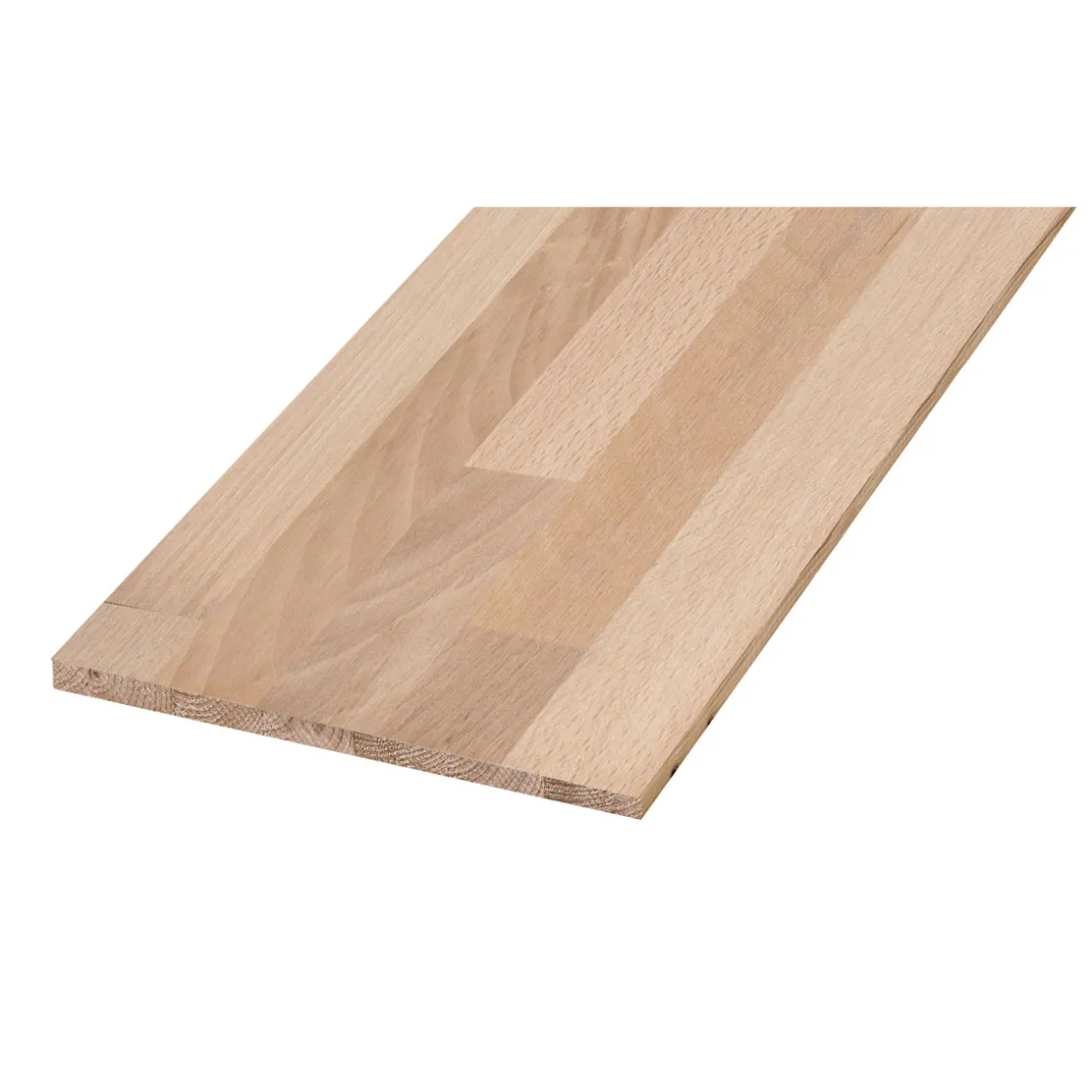Leimholz Buche naturbelassen 80 x 20 x 1,8 cm ^ Outlet