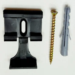Leisten-Clips schwarz 3,3 x 3,4 x 0,8 cm 30 Stk. ^ Online