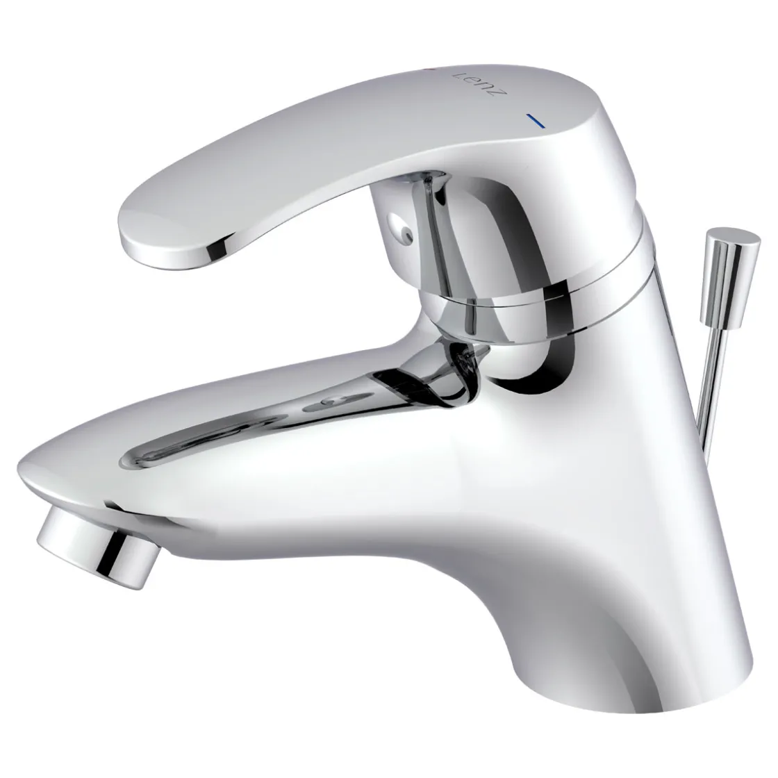 Waschtischarmatur Liana Eco-Klick Chrom ^ LENZ Hot