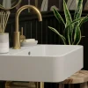 Waschtischarmatur Moana Easy-Clean Gold ^ LENZ Hot