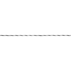 Litze TopLine 400 m schwarz-weiß 400 Stück ^ New