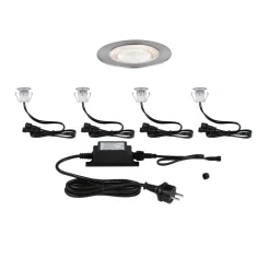 L+L Set BodenEBL 4x0,5W IP67 3000K 12V ^ Paulmann Outlet