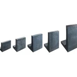 L-Stein 40x25x40x8 cm Anthrazit, mitFase ^ Lusit Sale