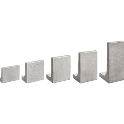 L-Stein 50x32x40x8 cm Grau, mit Fase ^ Lusit