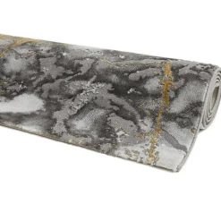 Teppich Pico 120x170cm grau-gold ^ Luxor living Outlet