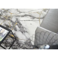 Teppich Pico 120x170cm grau-gold ^ Luxor living Outlet