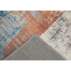 Teppich Polino 120x170 cm blau-koralle ^ Luxor living Online