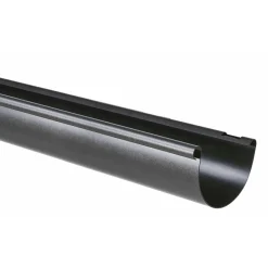Dachrinne RG 100 Kunststoff halbrund 2m anthrazit ^ Marley Sale