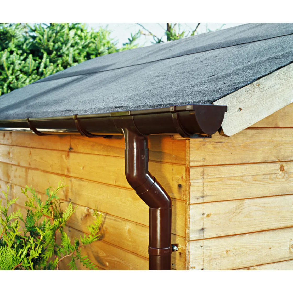 Duplex-Dachrinne braun 300 cm ^ Marley Online