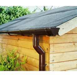 Duplex-Dachrinne grau 200 cm ^ Marley