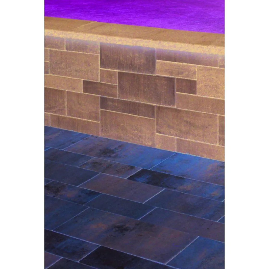 Mauer Trendline Vollstein 40x20x8,25 cmGrau-Anthr.-Melange ^ Lusit Best