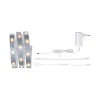 MaxLED 250 Comfort Set Regal 1mWarmweiss 2700K IP20 4W 24V Silber ^ Paulmann Clearance