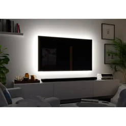 MaxLED 250 Comfort Sets TV 75 RGBW 3000K25,5W 230/24V Silber Kst ^ Paulmann