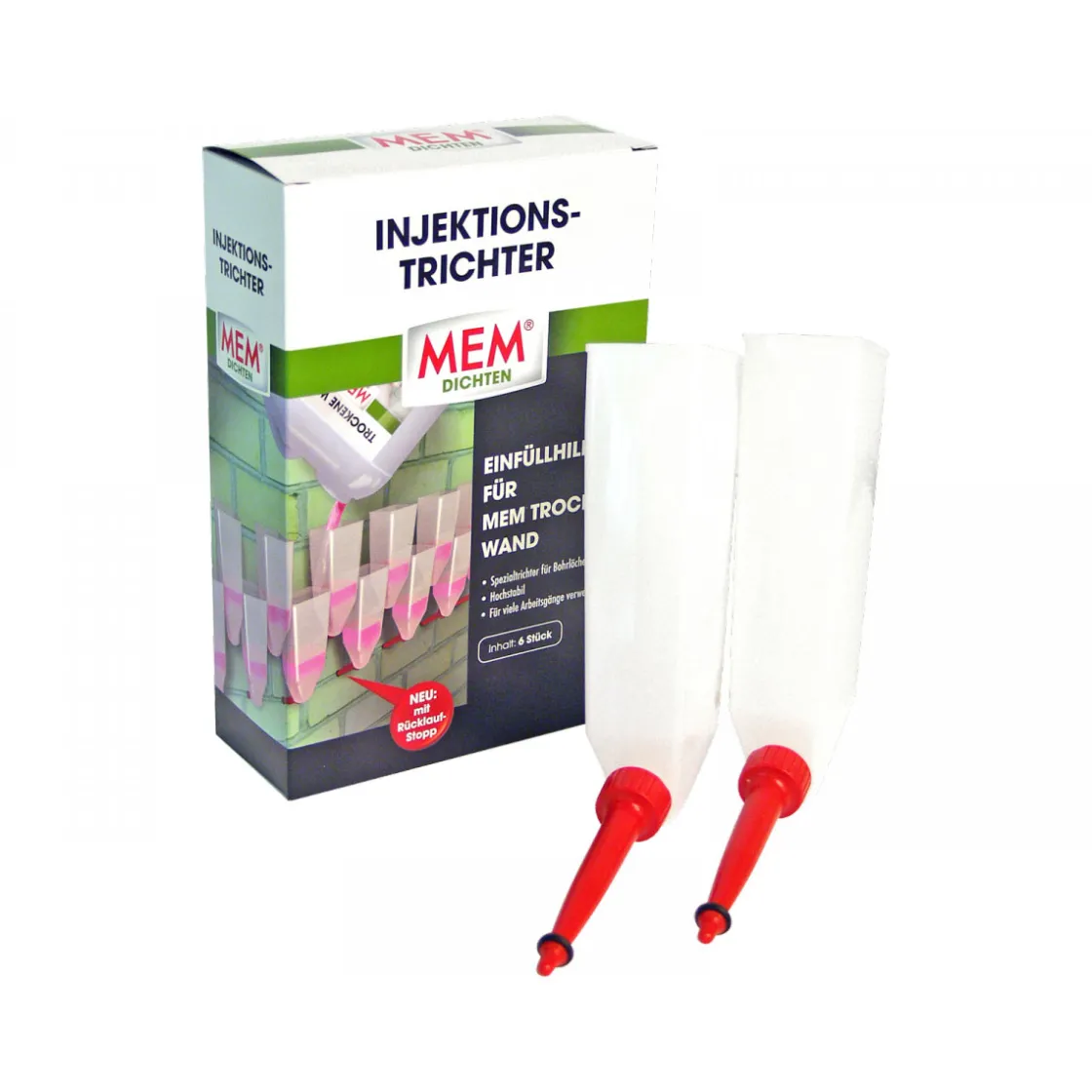 Injektionstrichter 6 STCK ^ MEM Discount