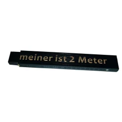 Meterstab 2m schwarz ^ Clearance
