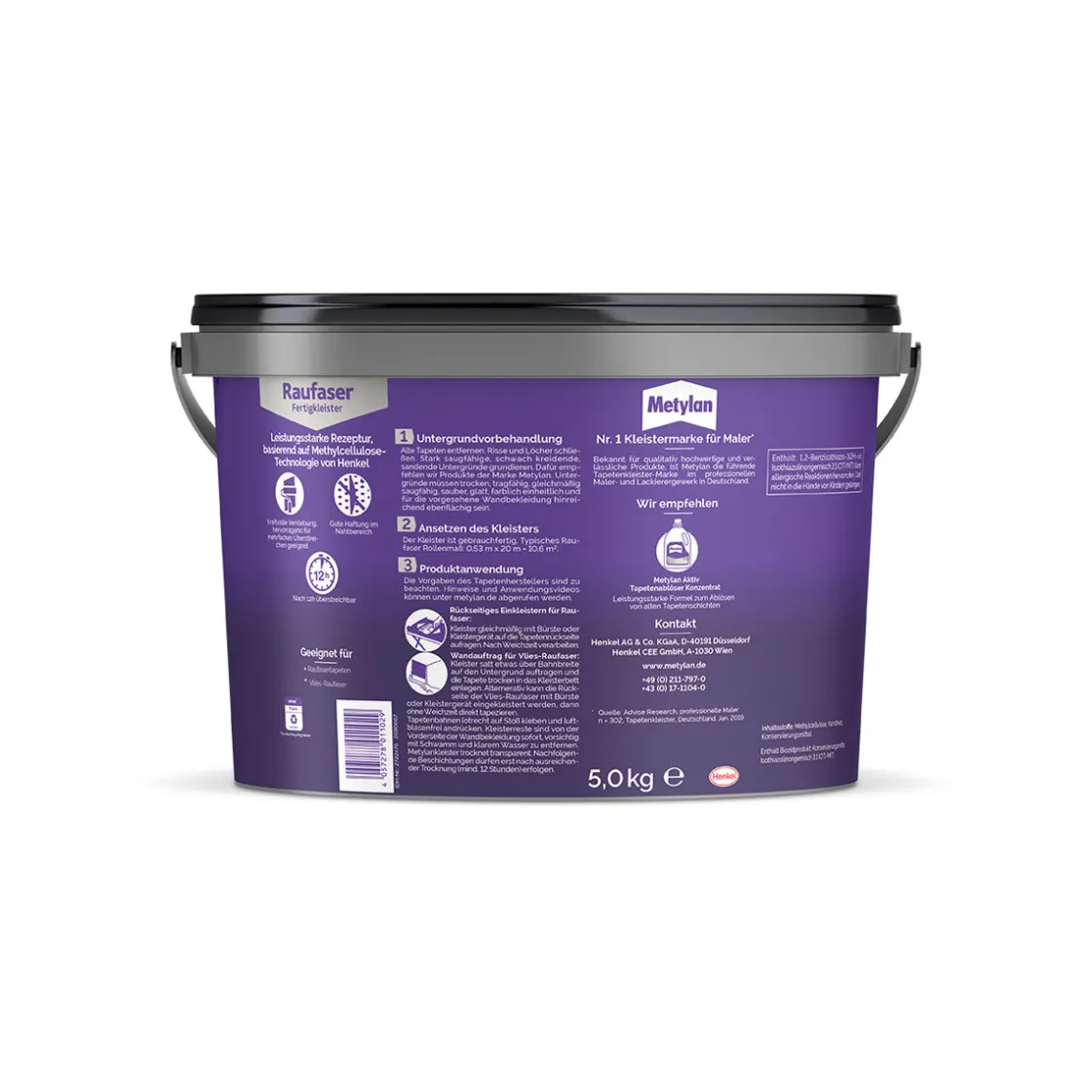 Fertigkleister Raufaser 5 kg ^ Metylan Online
