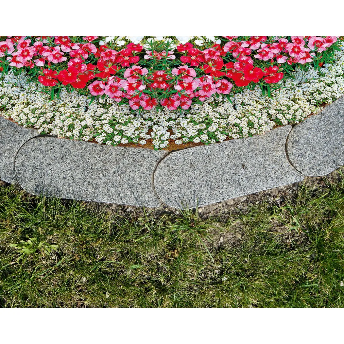 Mähkante Granit 24 x 10 cm ^ Online