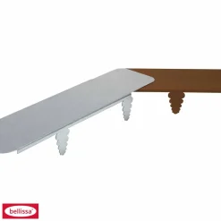 Mähroboter Rasenkante Metall verzinkt 43,7 x 12 x 6,5 cm 2er Set ^ Clearance