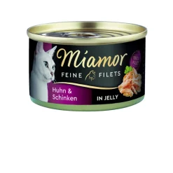 Dose Feine Filet Huhn Schinken 100g ^ Miamor Hot
