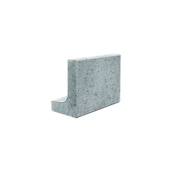Mini L-Stein 30x20x40x6 cm Grau, mitFase ^ Lusit Sale
