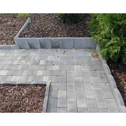 Mini L-Stein 30x20x40x6 cm Grau, mitFase ^ Lusit Sale