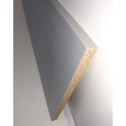 Moebelbauplatte Edelstahlgrau 2630x300x19 mm ^ Best