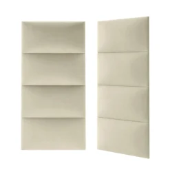 Polsterpaneele beige 60 x 30 cm ^ Mollis Outlet