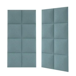 Polsterpaneele blau 30 x 30 cm ^ Mollis Outlet