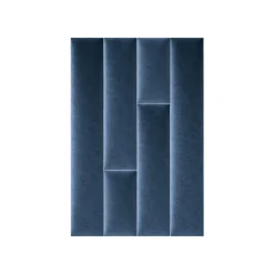 Polsterpaneele blau 60 x 15 cm ^ Mollis New