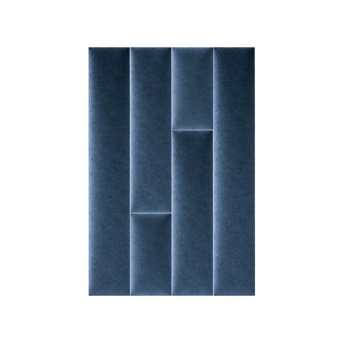 Polsterpaneele blau 60 x 15 cm ^ Mollis New