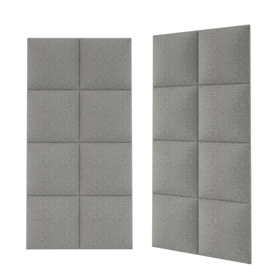 Polsterpaneele grau 30 x 30 cm ^ Mollis New