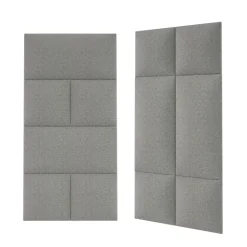 Polsterpaneele grau 60 x 30 cm ^ Mollis