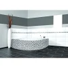 Mosaik Marmormatten 23/23 grau-weiß 30 x 30 x 0,8 cm ^ Outlet