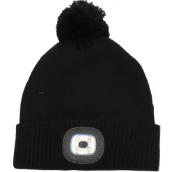 Mütze mit Bommel und LED Lampe ^ Steuber Clearance