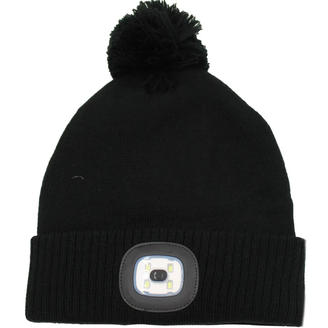 Mütze mit Bommel und LED Lampe ^ Steuber Clearance