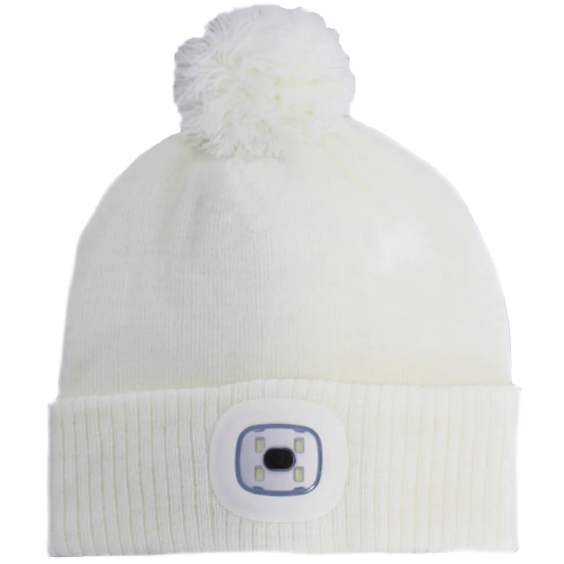 Mütze mit Bommel und LED Lampe ^ Steuber Clearance