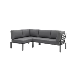 Lounge-Set Widoo, 3-teilig,Aluminium eisengrau ^ MWH Sale