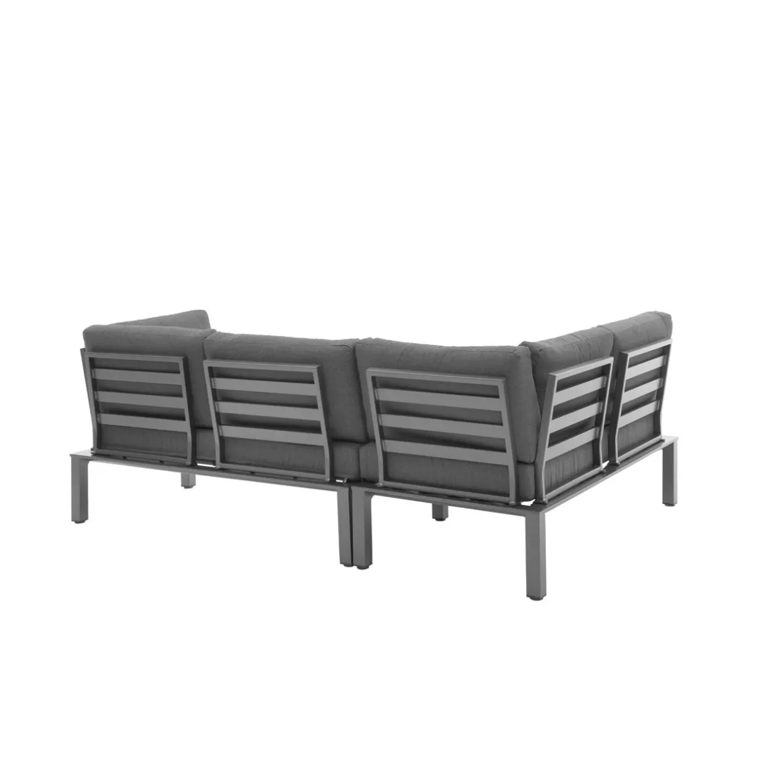 Lounge-Set Widoo, 3-teilig,Aluminium eisengrau ^ MWH Sale