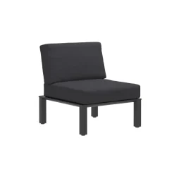 Widoo Sessel Alu eisengrauinkl. Sitz- u. Rueckenkissen ^ MWH Outlet