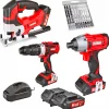Akku-Bohrschrauber-Set Basic 4-teilig ^ MyTool Clearance