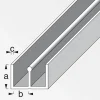 Führungsschienenprofil unten 6 x 18 x 6 mm 1mweiß ^ MyTool Best