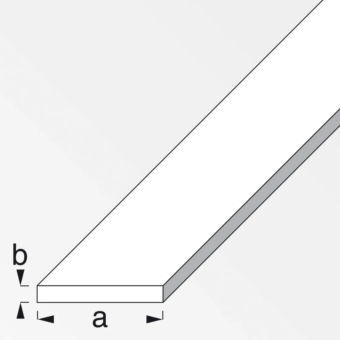 Flachstange 15 x mm m silber ^ MyTool Clearance