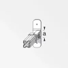 Gelenk-Flansch-Verbinder 23,5 mm schwarz ^ MyTool Online