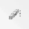 Gelenk-Verbinder 23,5 mm schwarz ^ MyTool