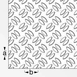 Gerstenkornblech 1,5/2 mm 25 x 50 cm blank ^ MyTool Sale
